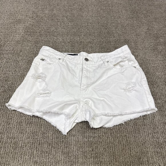 Armani Exchange Shorts White Pockets Women’s Size 2 - Picture 1 of 10